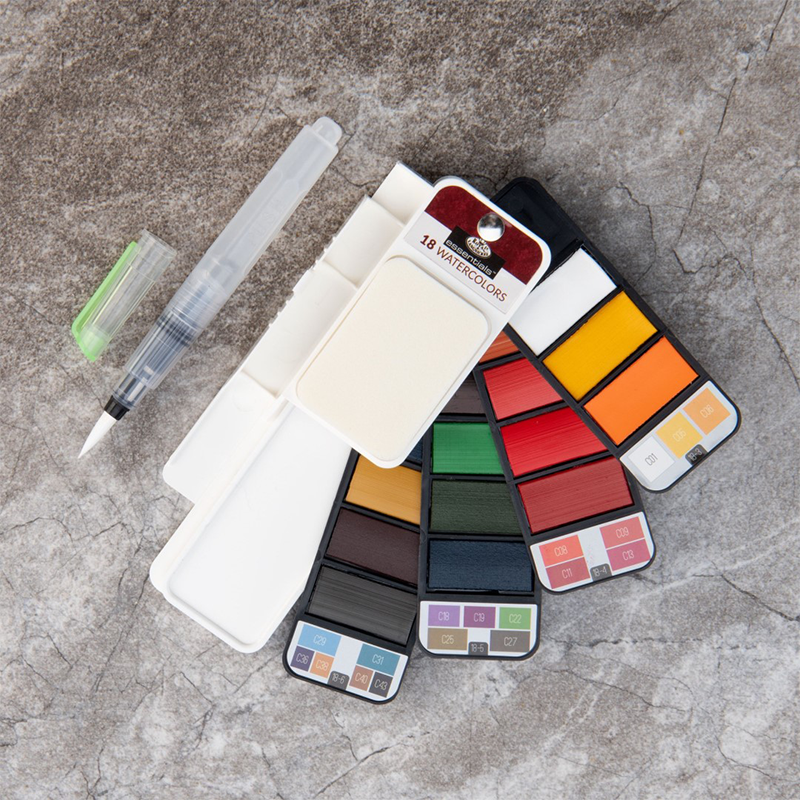 Royal & Langnickel FlipKit colori ad acquerello da viaggio - 19 pezzi