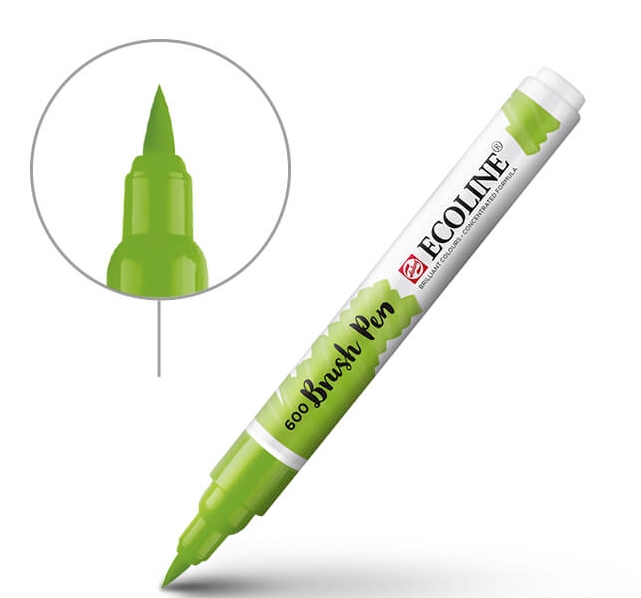 Ecoline penne ad acquerello RED set - 5 pz