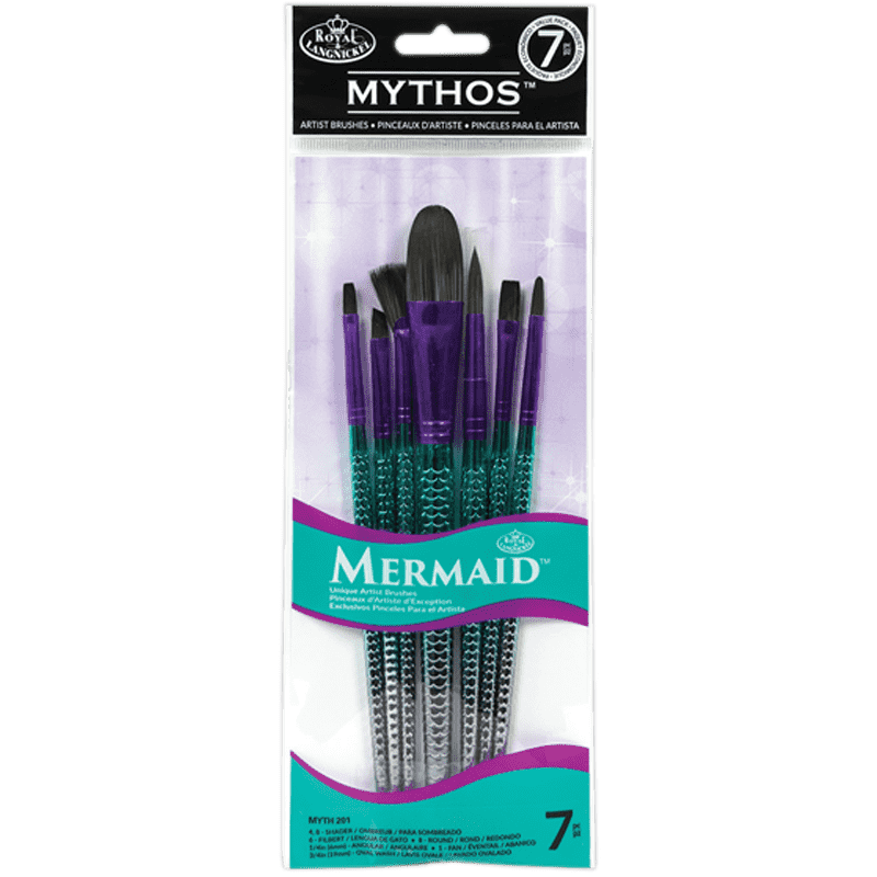 Štetce pre olej/akryl/akvarel MYTHOS - 7 ks set - MYTH 201