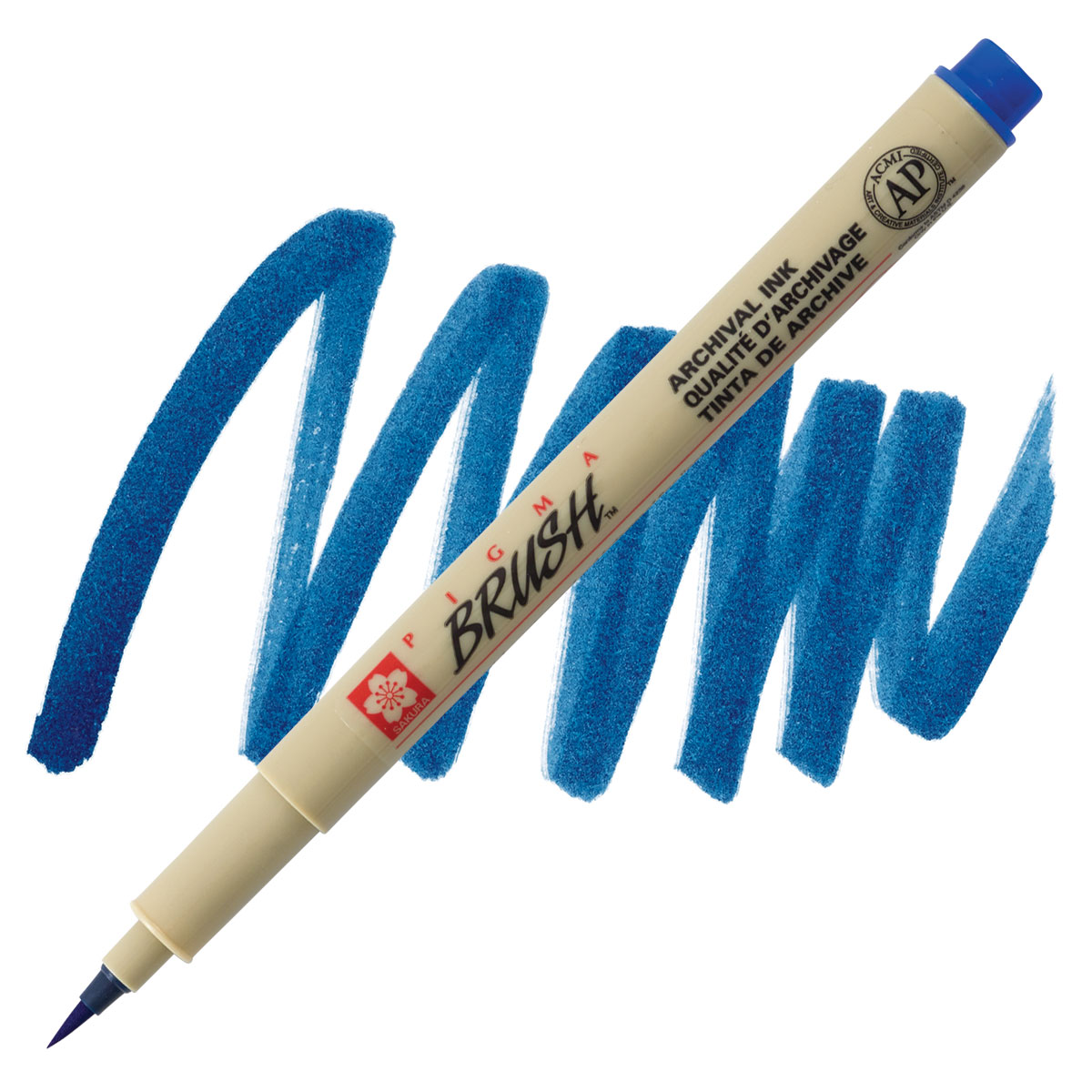 Sakura Pigma Brush komplet pisal s čopičem in konico - 6 ks