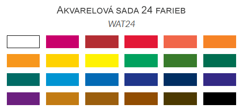 Royal Langnickel set di colori ad acquerello - 24 x 12 ml