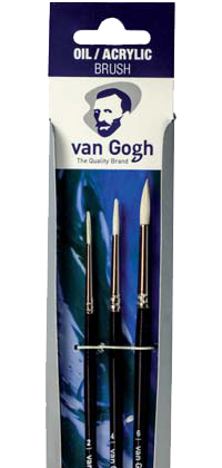 Van Gogh čopiči za olje/akril/gvaš 211/2-4-6
