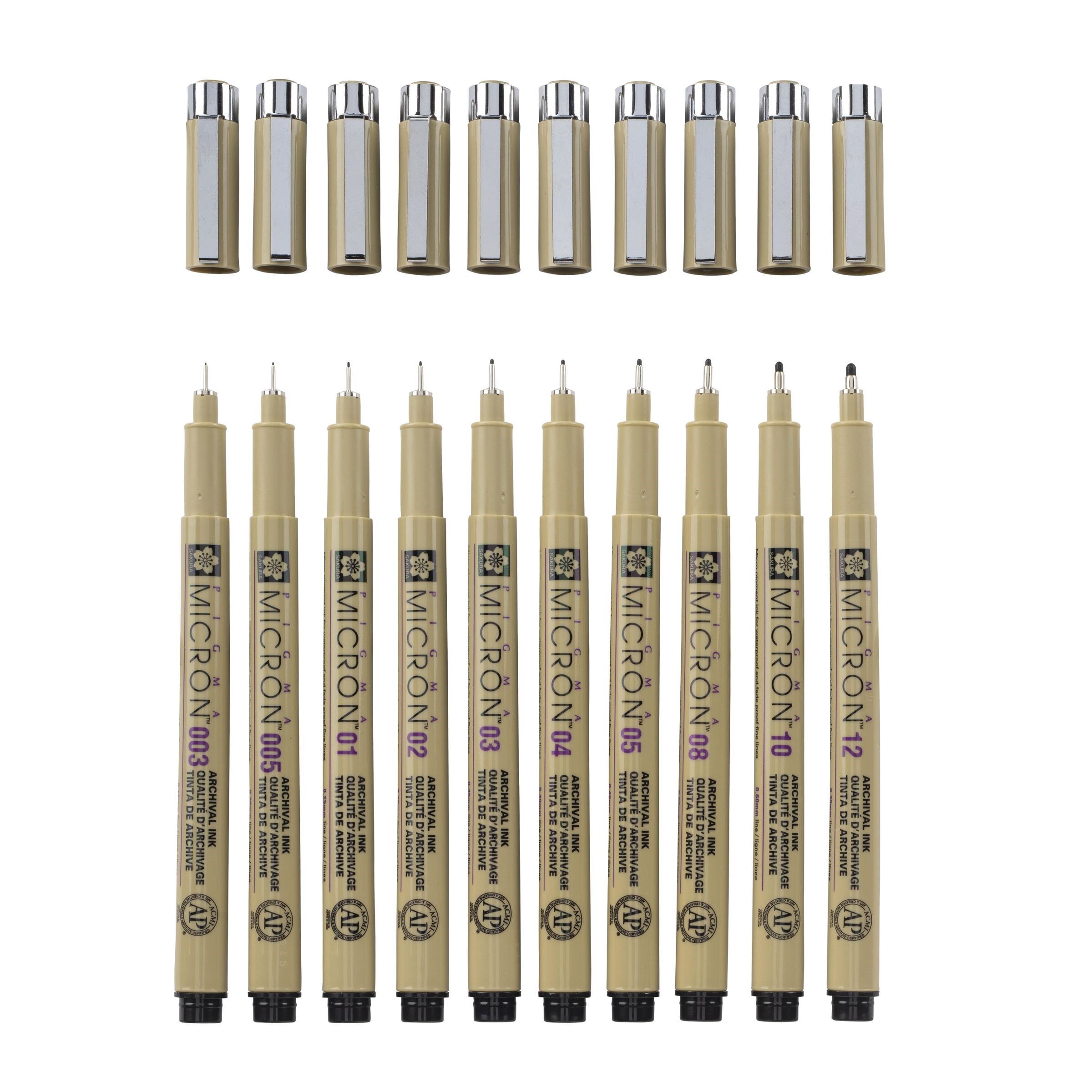 Sakura Pigma Micron set di penne tecniche - 10 pz