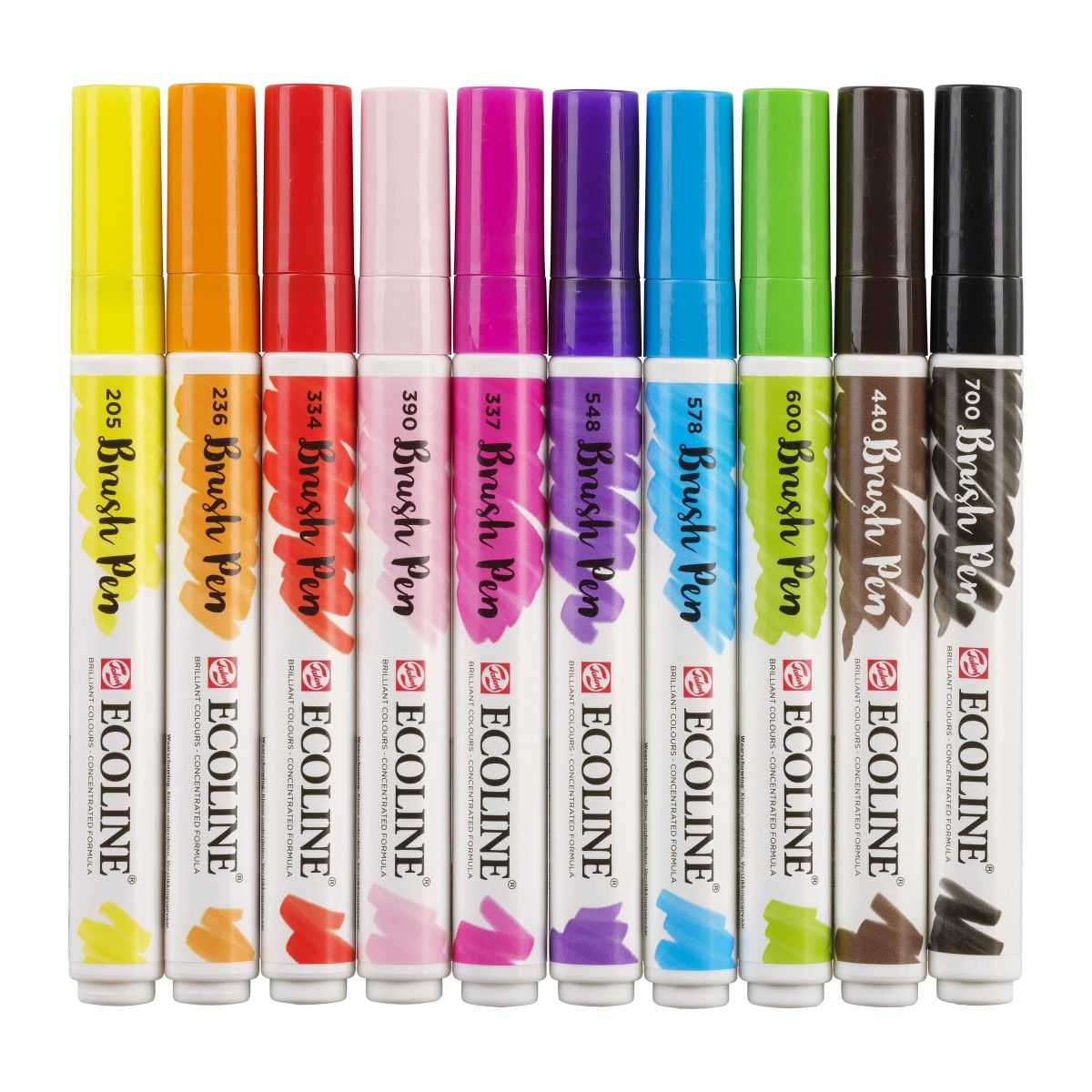 Ecoline Brush Pen set da 10 pz - Bright